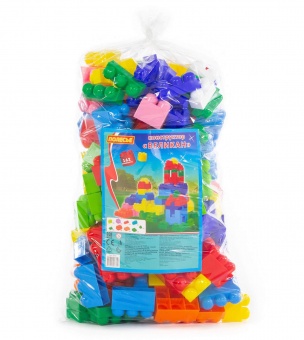 Конструктор "Великан" (162 элемента) (в мешке) арт.7710 Полесье