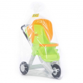 Коляска для кукол прогулочная "Anita" 3-х колёсная (зелёная) (в пакете) арт. 95213