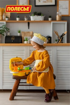 Набор детской посуды (22 элемента) (в чемоданчике на колёсиках), арт. 94261 Полесье