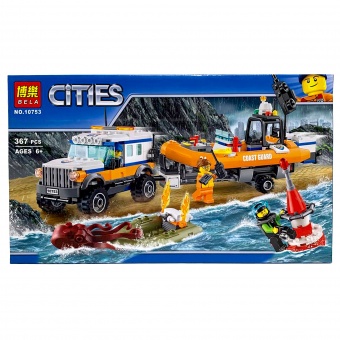 Конструктор Bela Cities "Внедорожник команды быстрого реагирования" 367 деталей, арт. 10753
