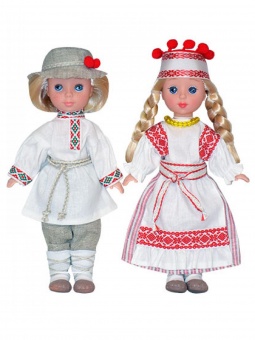 Беларусы "Ясь и Янина" (индивидуальная коробка) арт. 18-С-01 БелКукла, РБ