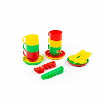 Набор детской посуды "Минутка" на 6 персон арт.9585