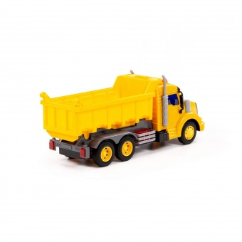 "Профи", автомобиль-самосвал инерционный (со светом и звуком) (жёлтый) (в коробке) арт.86273