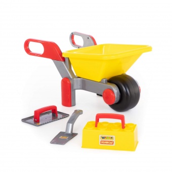 Тачка №4 + набор каменщика №2 арт. 42064 Полесье