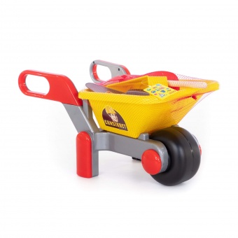 Тачка №4 "Construct" + набор каменщика №4 "Construct" (5 элементов) арт. 50229 Полесье