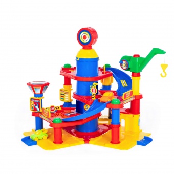 Паркинг 4-уровневый с автомобилями (в коробке) арт.37855 Полесье