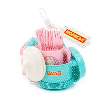 Набор детской посуды "Настенька" на 6 персон (V4) (38 элементов) (в сеточке), арт. 79961