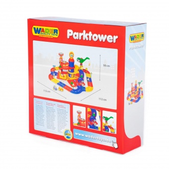 Паркинг 3-уровневый "Parktower" с дорогой и автомобилями (в коробке) арт.37862