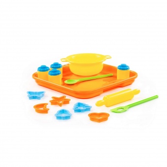 Набор детской посуды для выпечки №1 с подносом арт. 40749