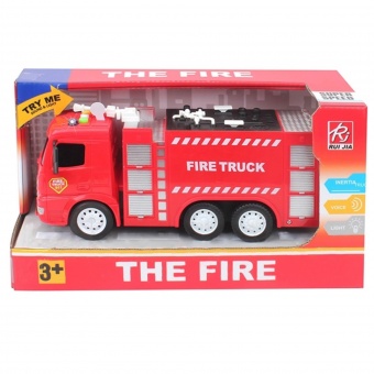 Инерционная пожарная машина (свет, звук) арт. RJ008