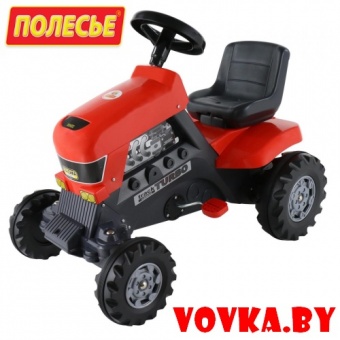 Каталка-трактор с педалями "Turbo" арт. 52674