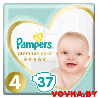 Подгузники Pampers Premium Care 4 Maxi (9-14 кг) 37 шт, Россия, арт. 8001090646491